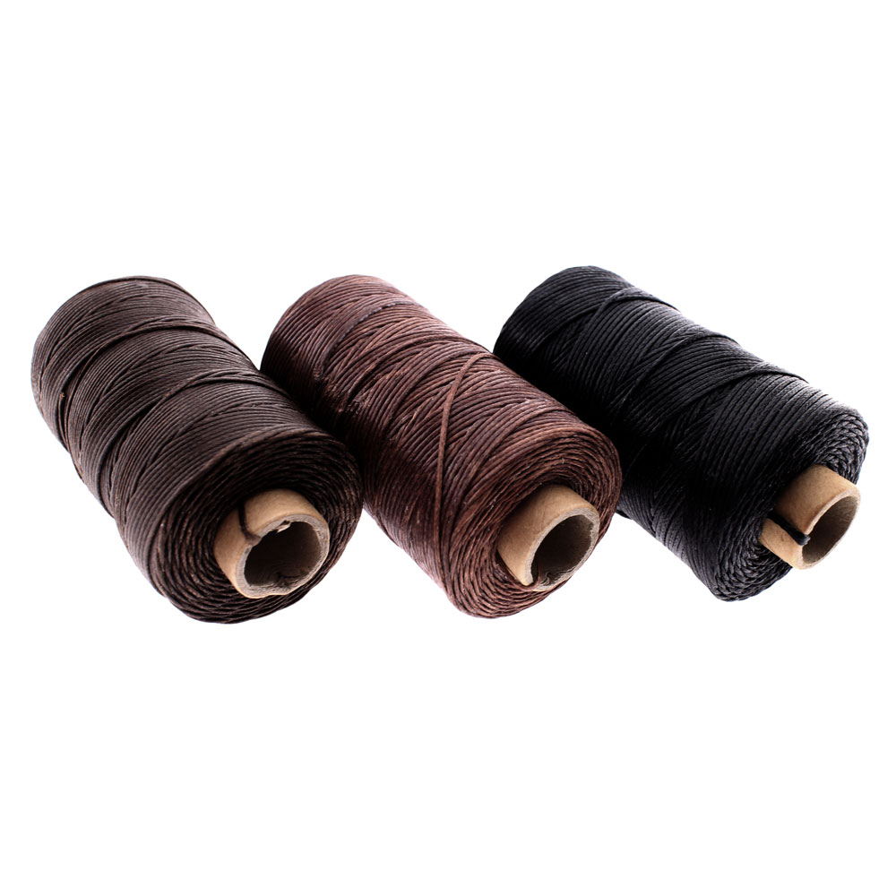 Waxed thick thread, chord, 100 g, ø1 mm, Threads & Monofilament, Elastic  Threads