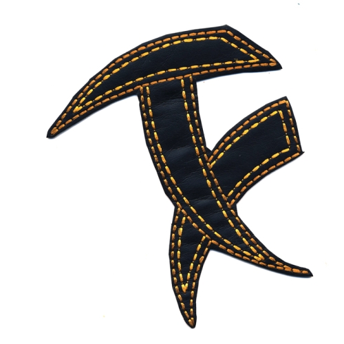 Kunstnahast, tikanditega ornament, 13,5 x 10,5cm