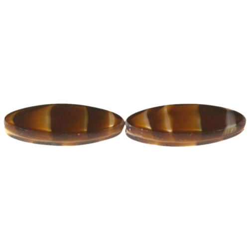 Piklik, lapik, ovaalne 20x8x4mm klaashelmes