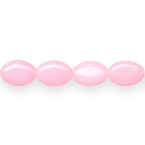 Ovaalne lapik pikuti keskelt auguga klaashelmes 17x12x5mm 