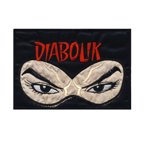 Triigitav Aplikatsioon; koomiksikangelane "Diabolik" 13 x 9 cm