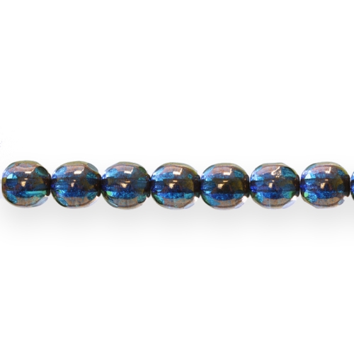 Ümar mummuliste tahkudega klaashelmes 8mm, Jablonex