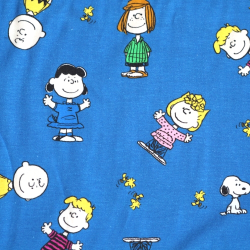 Puuvillane trikookangas, Snoopy Jersey digital, 152cm, 212.134