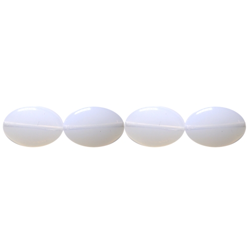 Ovaalne, lapik, pikuti auguga 16x11x5mm klaashelmes