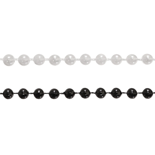 Pärlikett ø4mm plasthelmestest