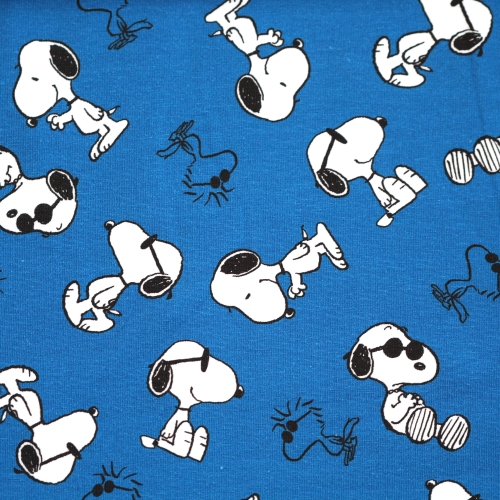 Puuvillane trikookangas, Snoopy Jersey digital, 152cm, 212.135