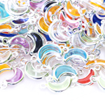 Plastikust vahedetail/riputis ühelt poolt aasaga; 10tk / 13 x 6mm