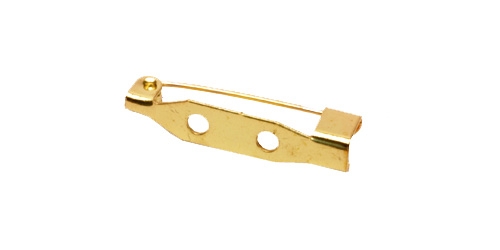 2-Eyelet Pin-On Brooch Base / 25mm