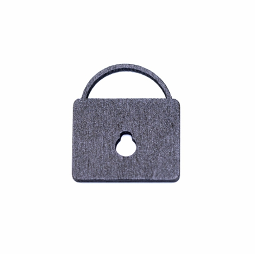Tabalukukujulised erivärvilised puitdetailid, 25 x 2 mm