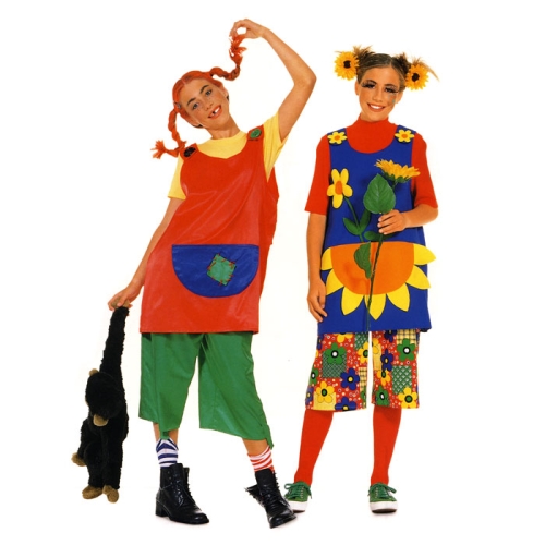 Pipi ja Lilletüdruk, Kasv 122-170 cm / Pippi &amp; Flowergirl / Burda 2772