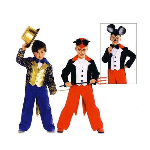Hiirehärra ja Tsirkuse direktor, Kasv 104-140 cm / Cheeky Mouse &amp; Circus Director / Burda 2407