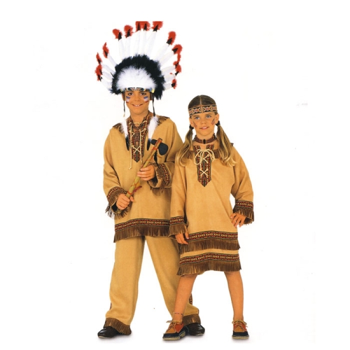 Indiaanlased, Kasv 104-140 cm / Indian / Burda 5812