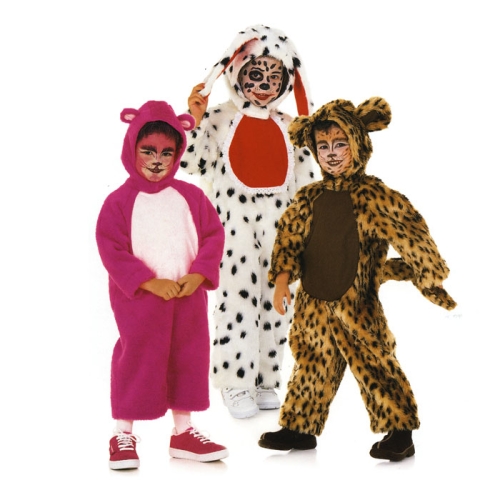 Koer, Panter ja Tiiger, Kasv 92-122 cm / Dog &amp; Panther &amp; Tiger / Burda 2502