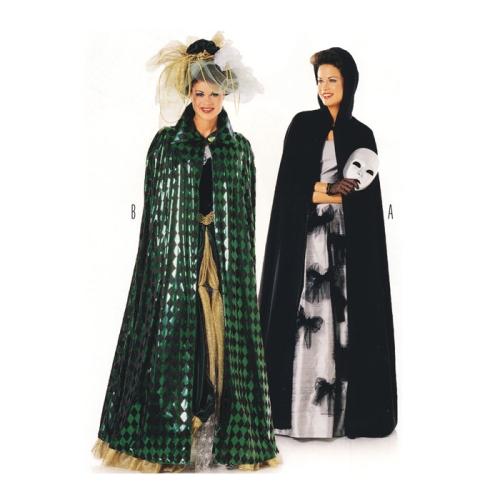 Õhtune Viin, Suurustele (Eur Sizes) 34-50 / Venice at NIght / Burda 2521