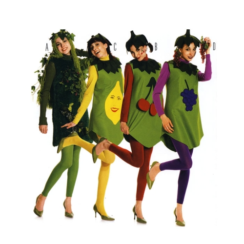 Rõõmsad viljad, Suurustele (Eur Sizes) 36-50 / Tutti Fruits / Burda 2450