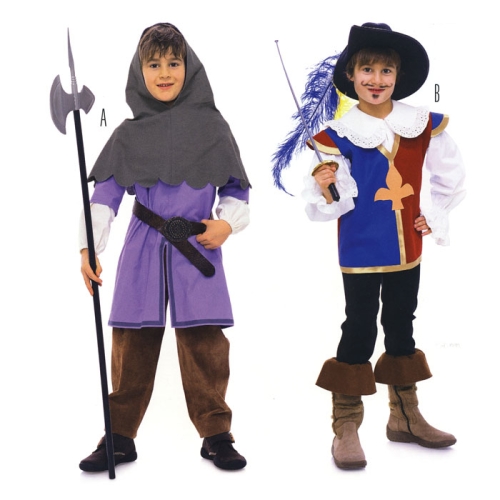 Musketär ja Tornivaht, Kasv 104-140 cm / Mousquetaire &amp; Ecuyer / Burda 9659