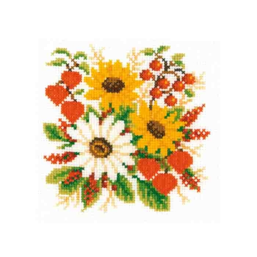 Tikkimiskomplekt 2002/70.348 lillekimp firmalt Vervaco