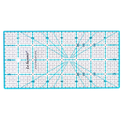 Tollmõõdustikus joonlaud, 4" x 8" Inch Scale Quilting Ruler with 1/8" grid, Le Summit 34148