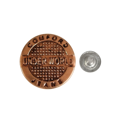 Naelkinnitusega nööp, teksanööp ø20 mm, suurus: 32L