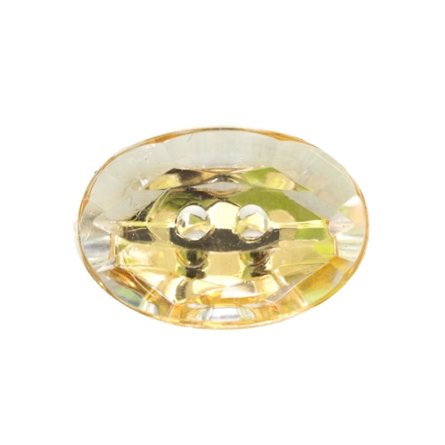 Ovaalne kristallilaadne akrüülnööp 21x15mm, 40L