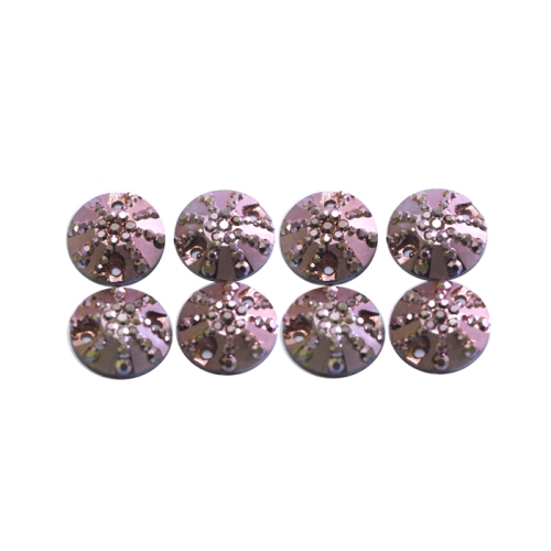 Mummulised, krobelise pinnaga tahulised dekoratiivkivid, Ø 11 mm, 8 tk pakis