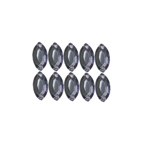 Lehekujuline plastkristall 10x5mm; 10tk pakis