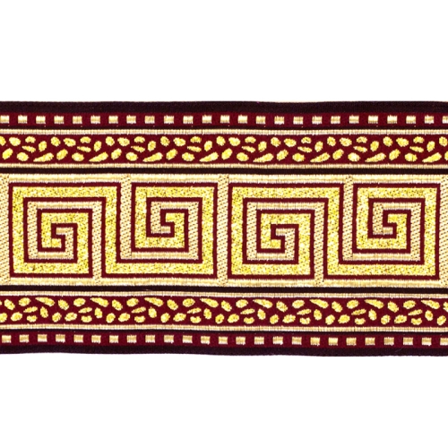 Ornamendiga kirju metallik pael 68 mm, 70057