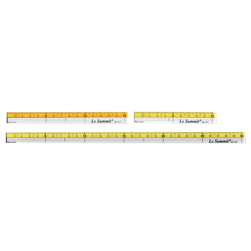 Läbipaistvate minijoonlaudade komplekt, Small Transparent Quilting Ruler 3ps set, LeSummit QR-1410, QR-1415, QR-1430