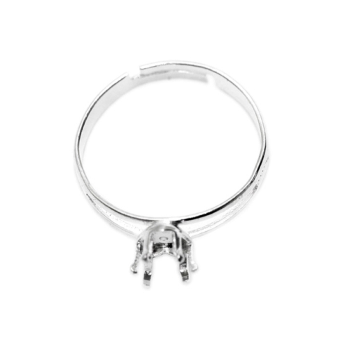 Sõrmusetoorik südamekujulise kivikese pesaga / 5 x 4mm