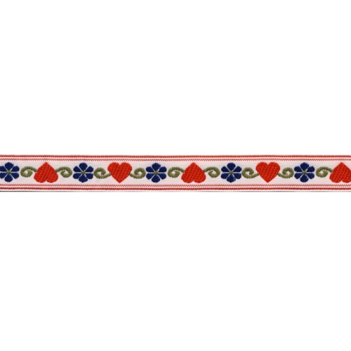 Südamete ja õitega dekoratiivpael Art.9453404/EM/ Lace/ laiusega 15mm 