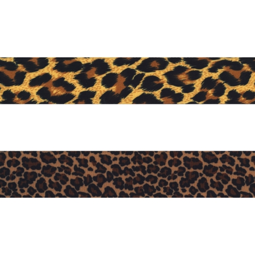 Leopardimustriga dekoratiivpael Art.8000704/EM/ laiusega 25mm