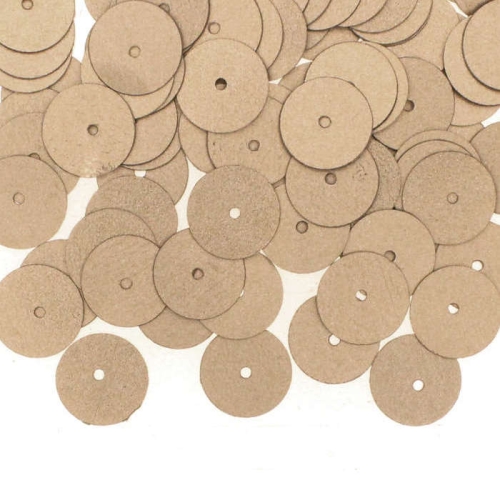 Lamedad kettakujulised plastlitrid, ø 10 mm