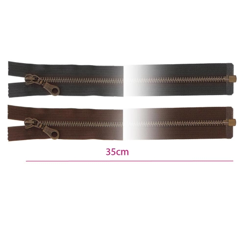 Alt avatavad 6mm hammastikuga metall-tõmblukud pikkusega 35cm