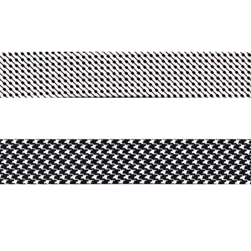 Poolpuuvillane geomeetrilise mustriga diagonaalkant, 30 mm, "Geometrico", Byetsa