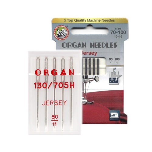 Koduõmblusmasina trikoonõelad (= ball point = jersey), Organ