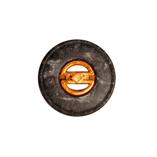 Plastic Shank Button ø18 mm, size: 28L