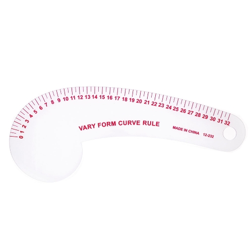 Painduv, läbipaistev plastlekaal (nn komakujuline), 32 cm #12-232