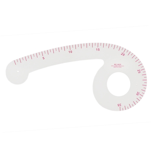 Painduv, läbipaistev plastlekaal (nn komakujuline), 25 cm #6035