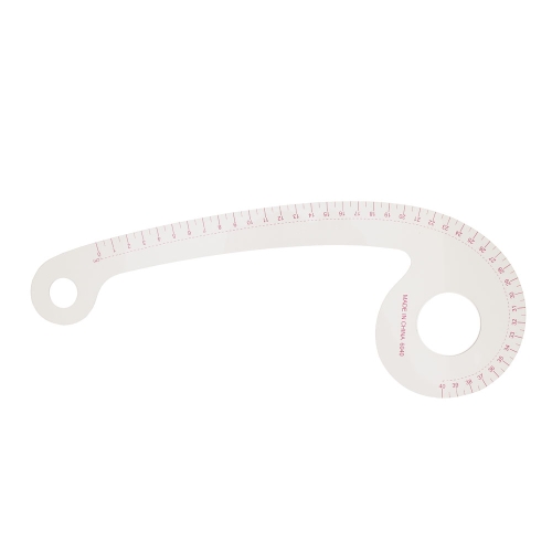 Painduv, läbipaistev plastlekaal (nn komakujuline), 32 cm #6040