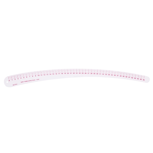 Läbipaistev painduv plastlekaal cm-skaalaga #6346
