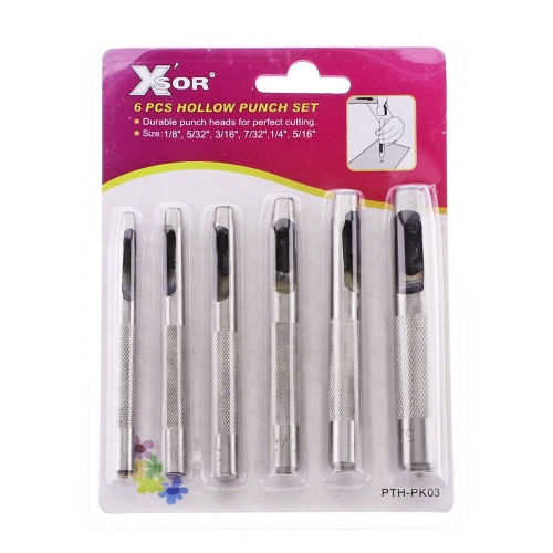 Auguraudade komplek, 6tk 3,3mm, 4mm, 4,8mm, 5,5mm, 6,3mm, 8mm, X'sor PTH-PK03