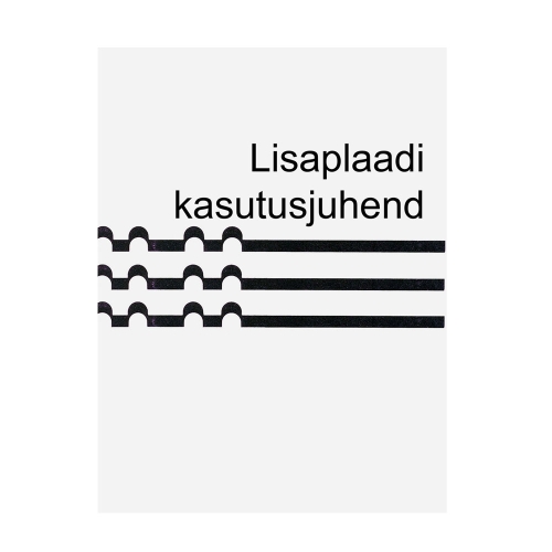 Kudumismasina KR kasutusjuhend (tarnitakse vaid koos masinaga) 