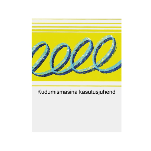 Kudumismasina KH kasutusjuhend (tarnitakse vaid koos masinaga)
