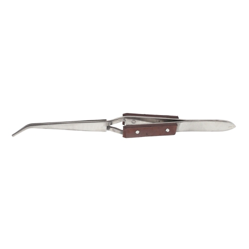 Jootepintsetid, lukustuvad, painutatud rihveldatud ots, Self-locking Curved Tip Tweezer, PK1819