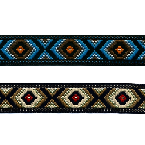 AB160 Geomeetrilise mustriga dekoratiivpael Art.9453868/EM/ Lace / laiusega 25mm