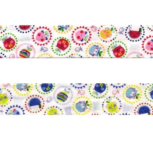 Puuvillane mereteemaline diagonaalkant laiusega 30 mm, "Funkids", Byetsa