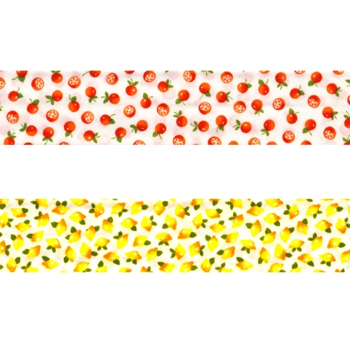 Puuvillane marjamustriga diagonaalkant, 30 mm, "Flor", Byetsa