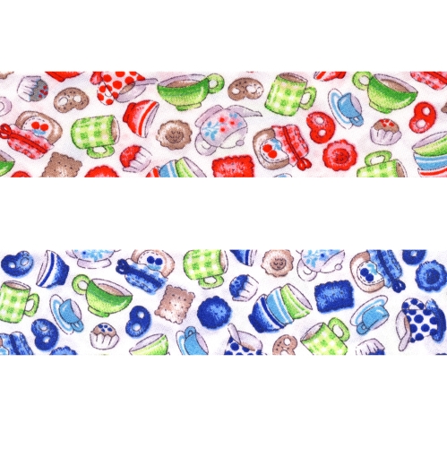 Puuvillane kohvikuteemaline diagonaalkant, 30 mm, "Combibies", Byetsa
