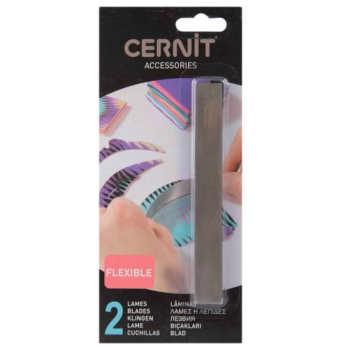 Cernit tööriistad - 2 elastset, painduvat metall-lehte, Cernit CE909