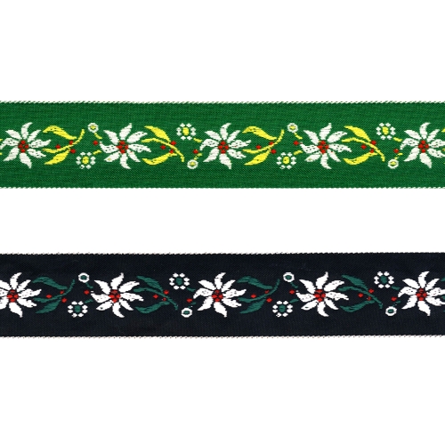Õiemustriga kootud kaunistuspael 30 mm Art.10400-PG